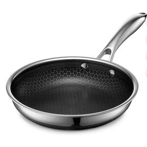 New HEXCLAD 8” Hybrid Stainless Steel Non-Stick 8” Frying Pan